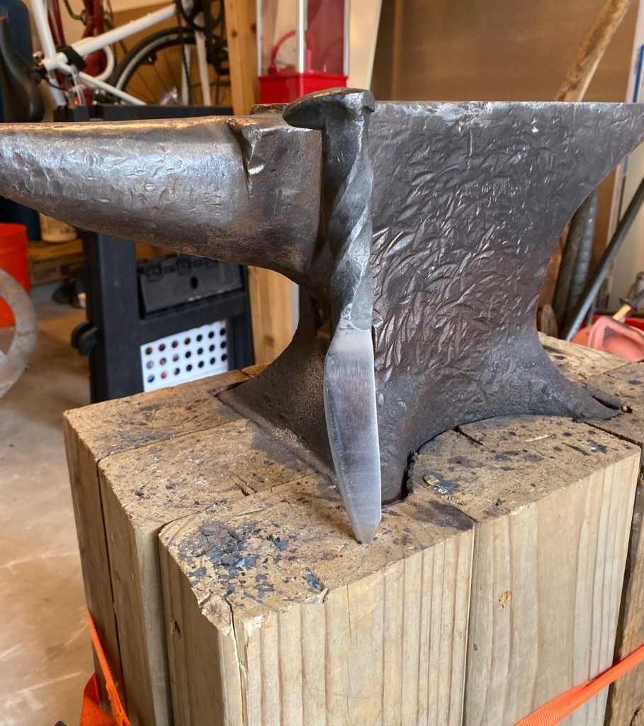 Railroad Spike Knife