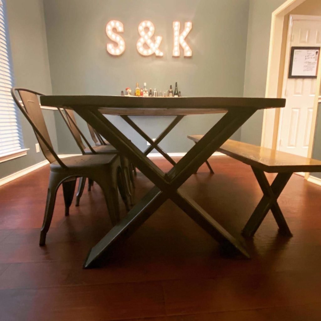 Custom dining table