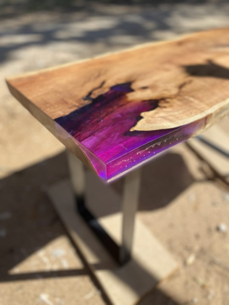 Epoxy Live edge table