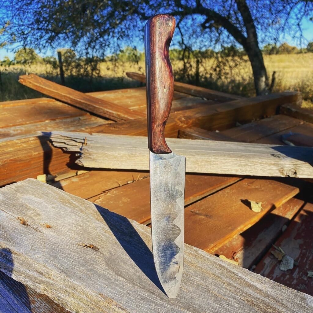 Knife With Purple Heart